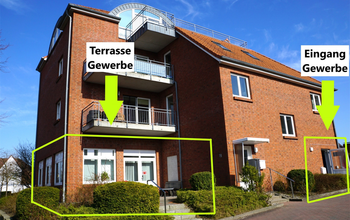 Ansicht WEST Gewerbe beschrift