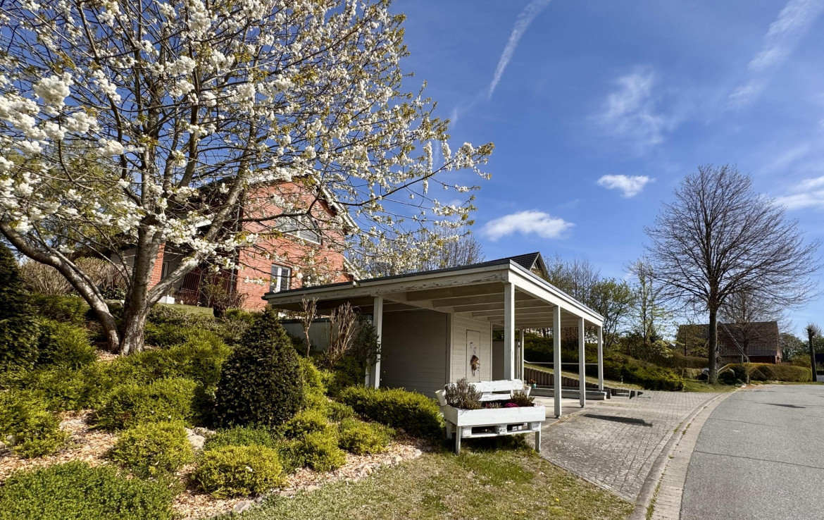 Straße & Doppelcarport