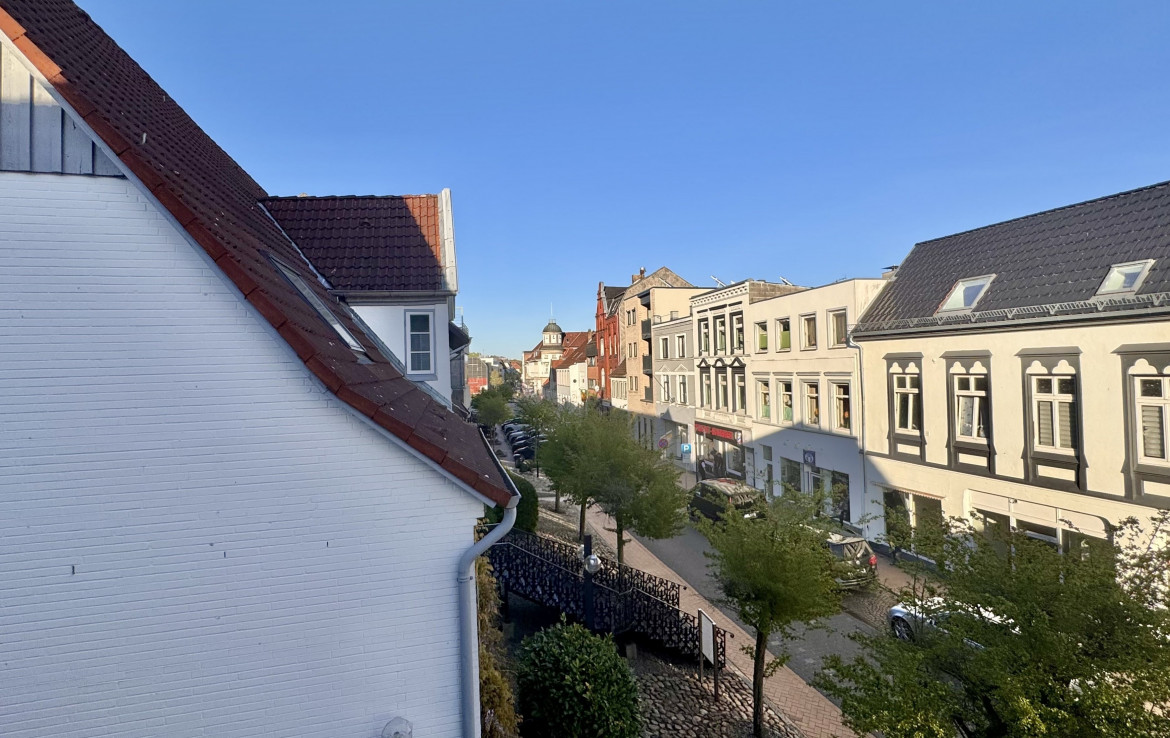 Blick Richtung Ladenstraße