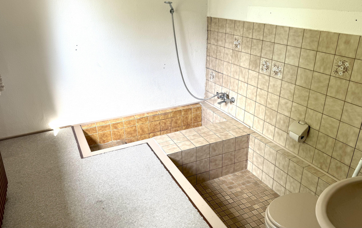 Badezimmer im Anbau