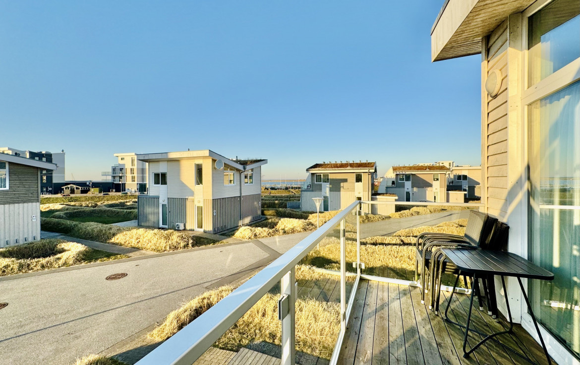 Blick vom Balkon