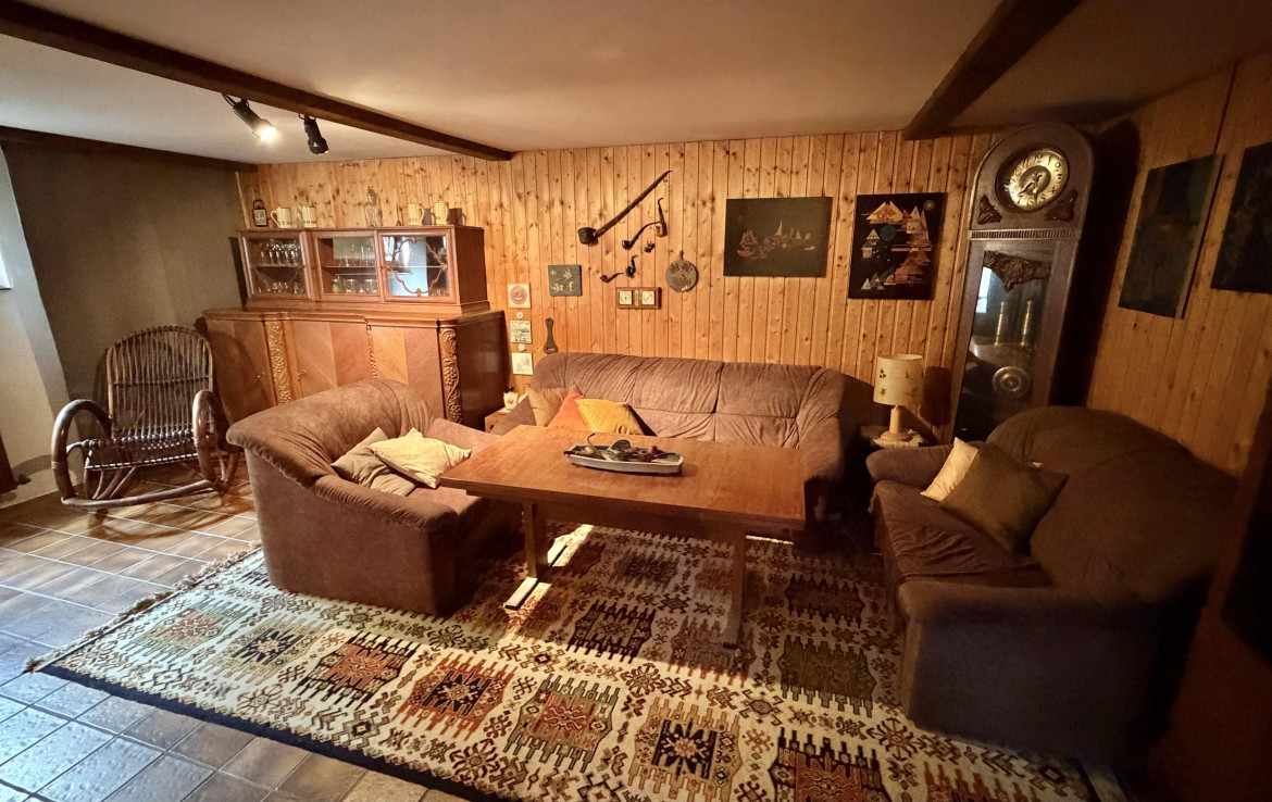 Kaminzimmer im Keller