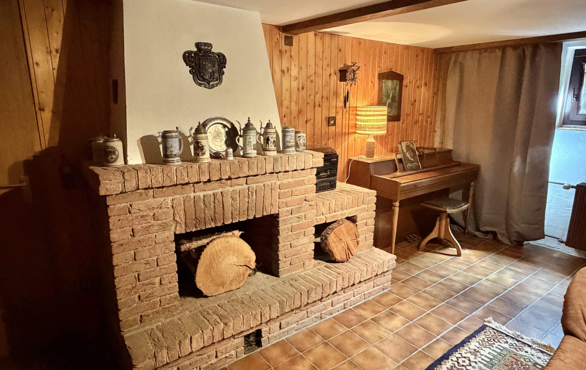 Kamin im Keller
