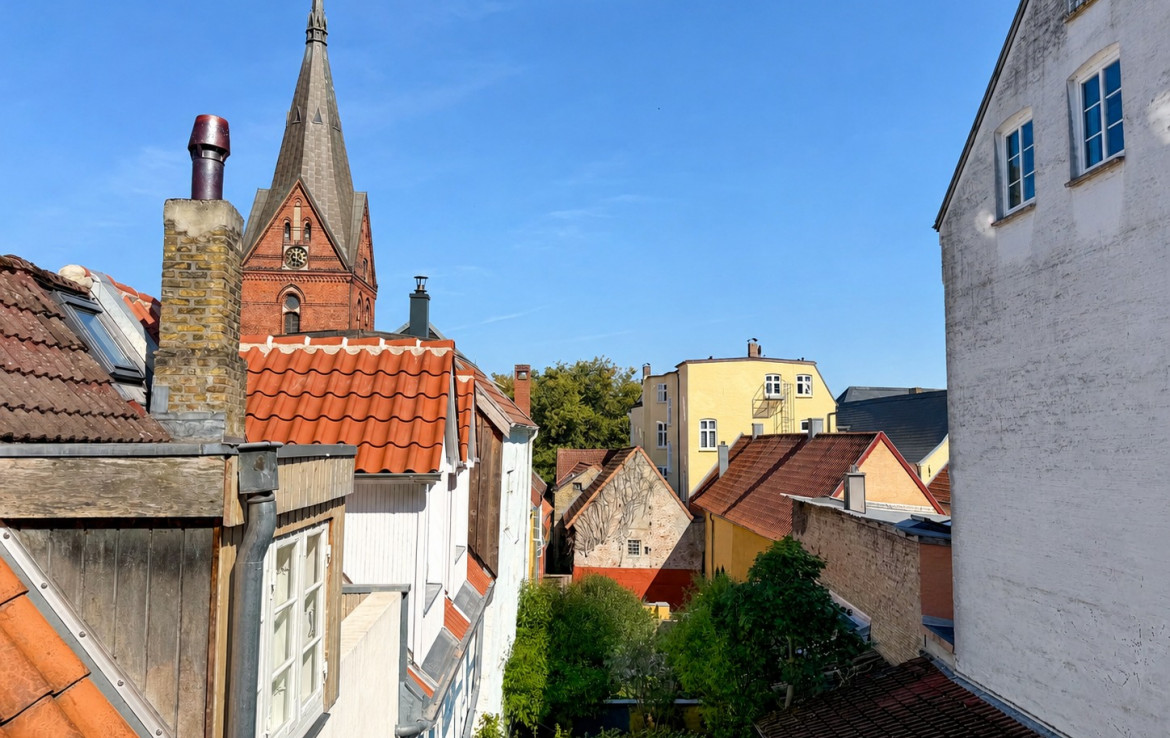 Blick vom Balkon