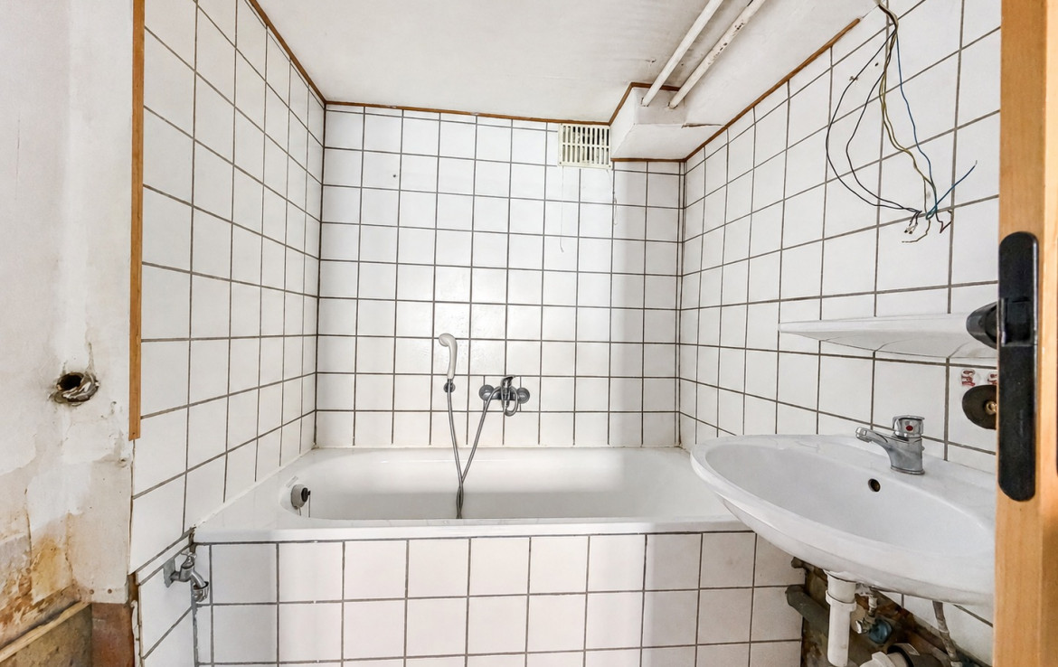 Wannenbad im Erdgeschoss