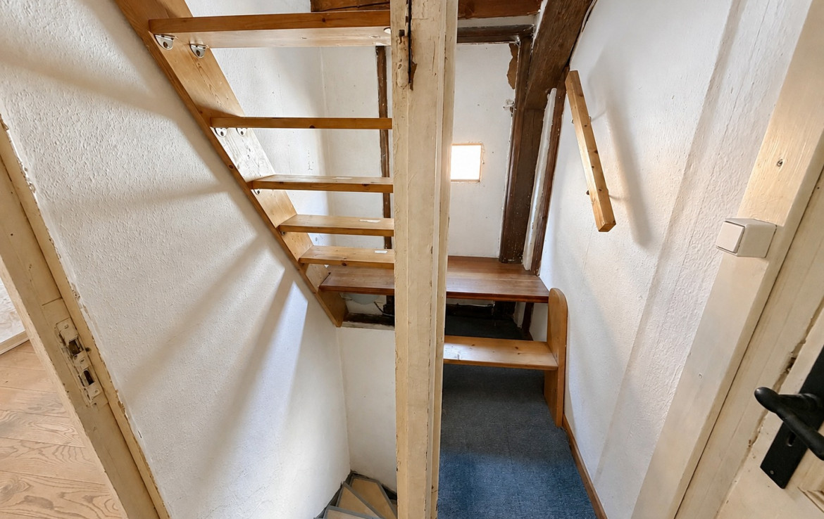 Stiege Anblick im Obergeschoss 1