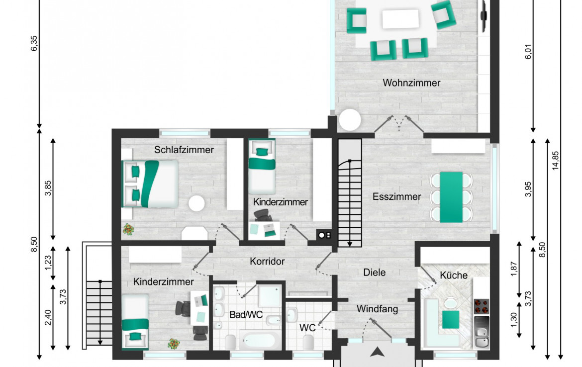 Grundriss Erdgeschoss