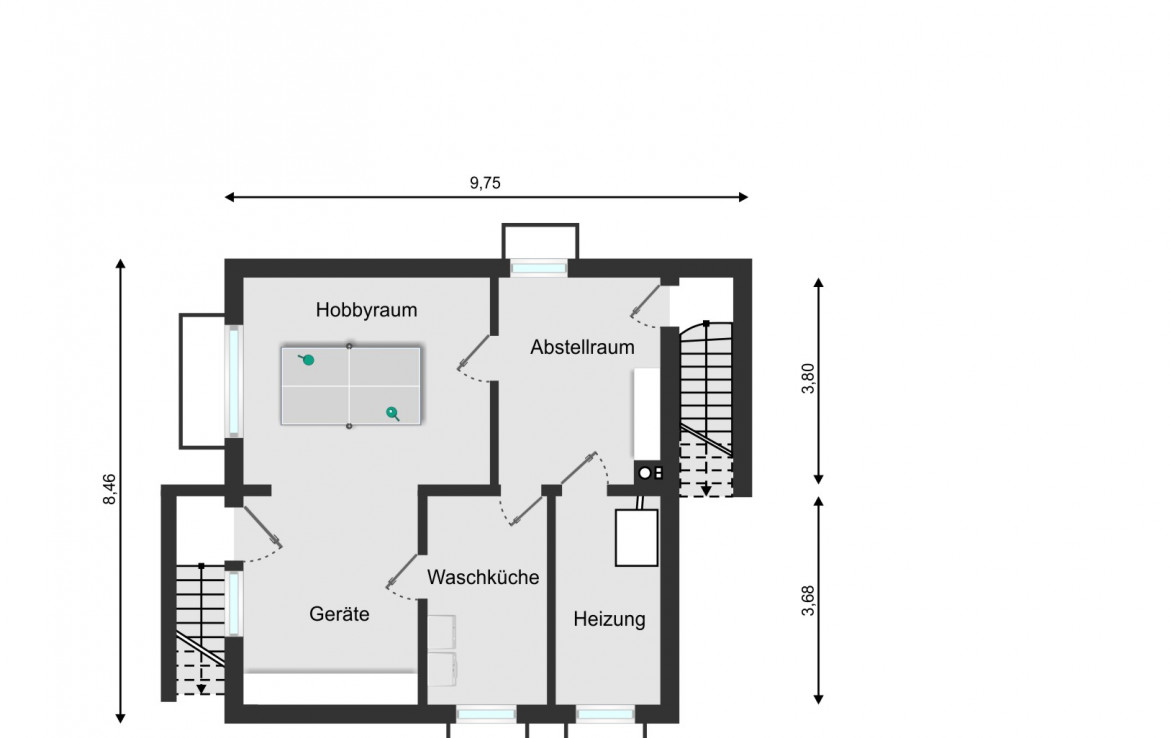 Grundriss Kellergeschoss