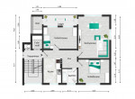 Aktueller Grundriss Wohnung Nummer 9 als 3 Zimmer