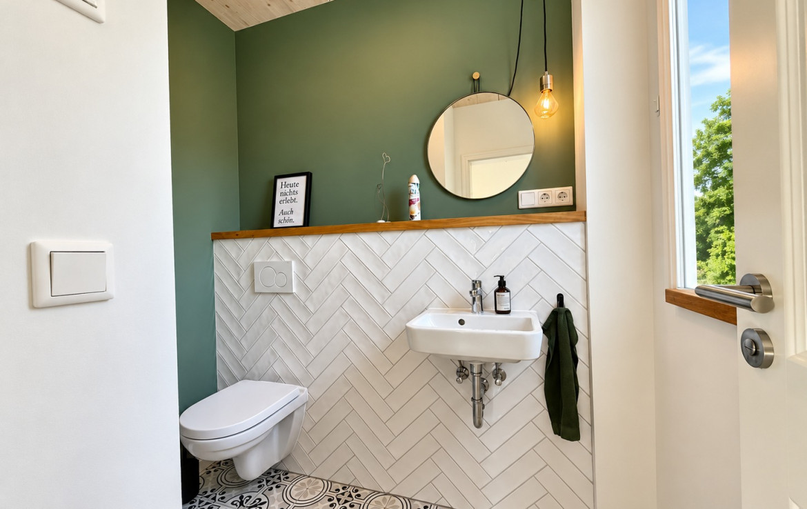 Gäste WC mit Dusche