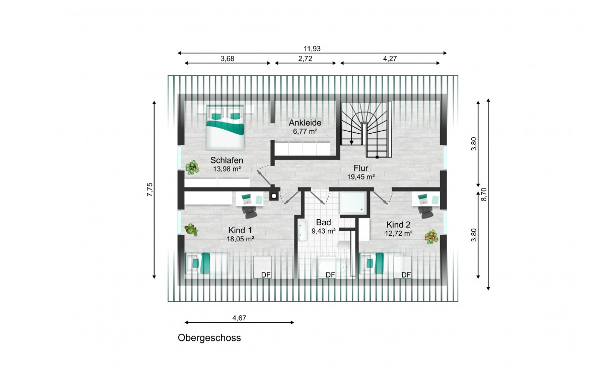 Grundriss OG
